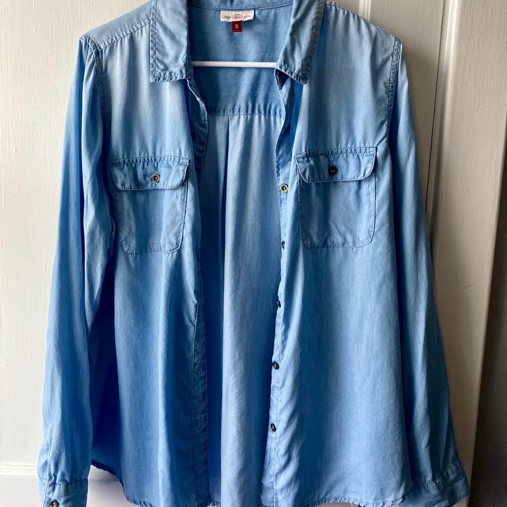 Soft jean top